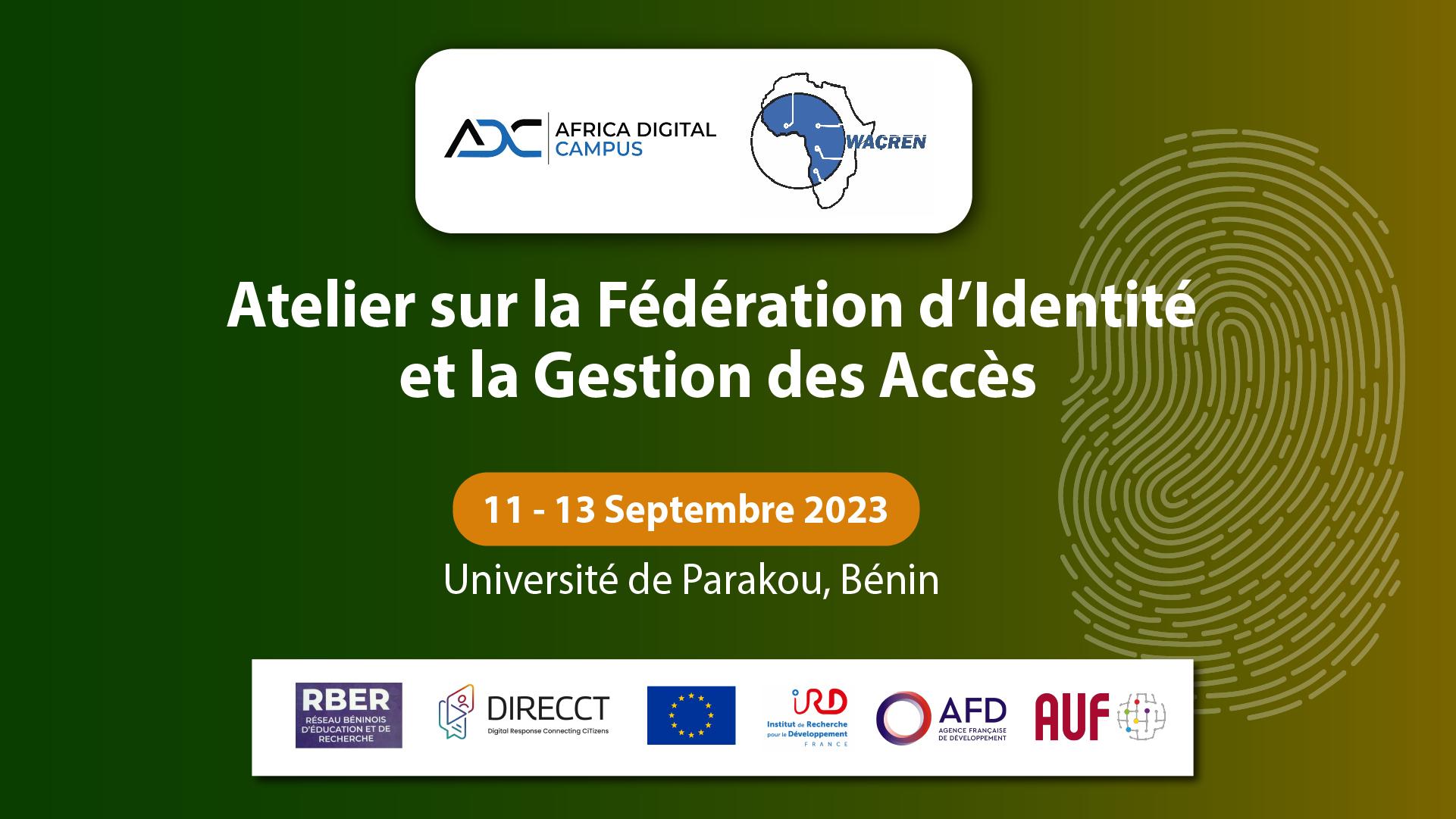 Parakou University to host next workshop on Identity Federation & Access Management