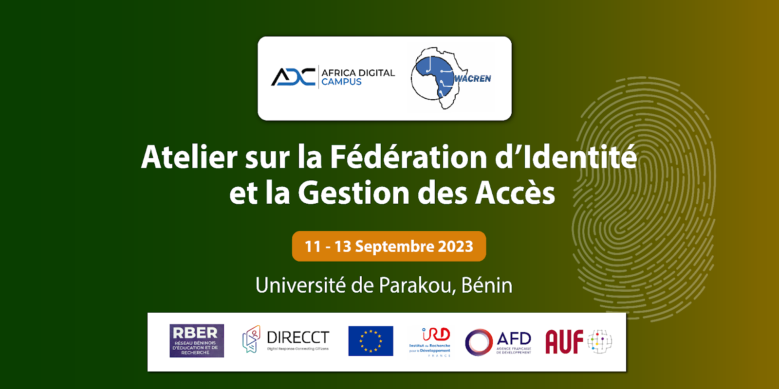 Parakou University to host next workshop on Identity Federation & Access Management